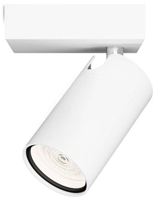 Philips Idris spot a 1 testa, lampada GU10 non inclusa, bianco, IP44, resistente all'acqua