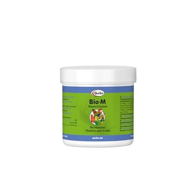 Quiko BIO-M Vitamine pour la mue 150g - Combinaison de vitamines hautement concentrée pour le renouvellement du plumage