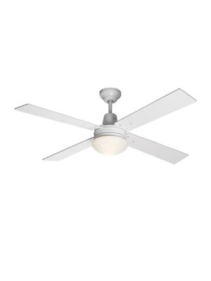 Lucci air Plafondventilator Airfusion Quest II, ventilator met verlichting, plafondventilator met afstandsbediening en 4 vleugels, Ø 122 cm