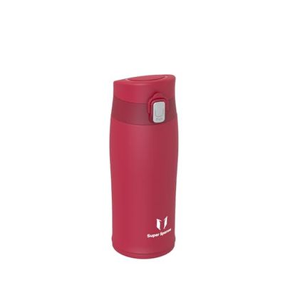 Super Sparrow Botella Agua Acero Inoxidable - Botella Termica - 350ml - Termo Sin BPA, Botella Agua Niños, para Deporte, Viaje, Escuela, Exterior, Oficina, Hogar