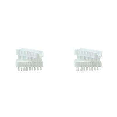 Apollo Nail Brush SET2 White, Multi-Colour, 17.8x11.1x4 (Pack of 2)