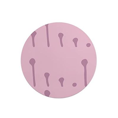 Questo Casa, Digitalt tryck runt musmatta, halkfri undersida för kontor och hem, diameter: 22 cm