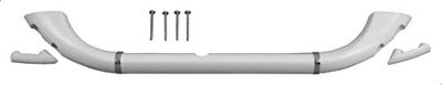 Kinedo KINBARRE08 - Supporto da parete verticale, con impugnatura dritta, lunghezza 45 cm, in plastica, peso 2 kg, colore: Bianco