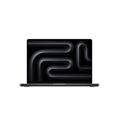 Apple MacBook Pro Laptop z czipem M4 z 10 rdzeniowym CPU i 10 rdzeniowym GPU: wyświetlacz Liquid Retina XDR 14,2 cala, 16GB zunifikowanej pamięci RAM,512GB pamięci masowej SSD; gwiezdna czerń