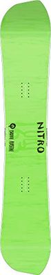 Nitro Snowboards BRD'20 True Asymmetrical Twin Freestyle Park Carving All Mountain Boards Snowboard pour Homme, Homme, Multicolore, 163 cm