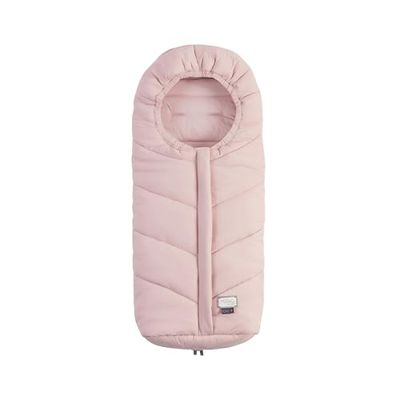 Nuvita 9925 Junior One+ | Universal Pushchair Footmuff | Protection from 6 to 36 Months (100 cm) | Protection up to -18 °C and Windproof Waterproof | Soft Pink
