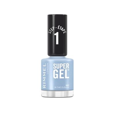 Rimmel Super Gel, 060 In the Clouds, Smalto a lunga tenuta, Applicazione facile, Manicure effetto gel, Resistente alle scheggiature, Formula clean, 12 ml