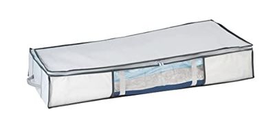 WENKO 7450023100 Vacuum Soft Underbed Box, Polypropylene, 105 x 15 x 45 cm, White