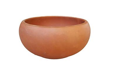 CIOTOLE IN TERRACOTTA SENZA FORO (8 PEZZI) VASI PER PIANTE E FIORI, DIAMETRO CM. 15, ALTEZZA CM. 8. MADE IN ITALY. VASO PIANTINE GRASSE GIARDINO TERRAZZO MADE IN ITALY