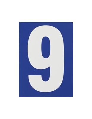 THIRARD - Blue Number Plate 9-65 x 90 mm