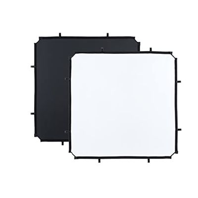 Manfrotto Skylite Tecido, 1,1 x 1,1 m, branco/preto
