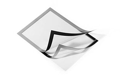 Durable 487223 inforam Duraframe A4, självhäftande magnetram, 2-pack, silver