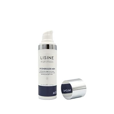 Lisine Cosmetics, Eye Energizer Men, Linea Uomo, Contro occhiaie, rughe e linee sottili, Cura contorno occhi, millilitri 30, Prodotti di bellezza innovativi per il mercato professionale