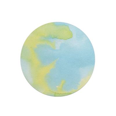 Questo Casa, Round Digital Printed Mouse Pad, Non-Slip Base, for Office and Home, Diameter:22cm
