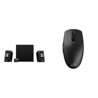Logitech Z533 kit d'enceintes & Corsair M55 Wireless Souris de Jeu