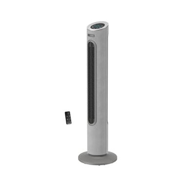 Rowenta Eole Home Ventilateur colonne, Puissant, 40 dB(A), 7 vitesses, 3 modes manuels, Ecran de contrôle LED, Timer 12 h, Oscillation automatique, Télécommande incluse VU6980F0