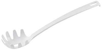 Fackelmann ESP Colher de esparguete de 30 cm branca, aprox. 30 cm