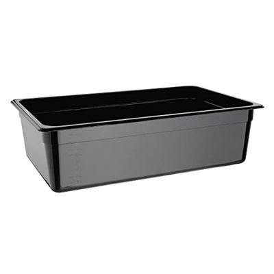 Vogue Récipient alimentaire 1/1 Noir 150 mm 19,5 l
