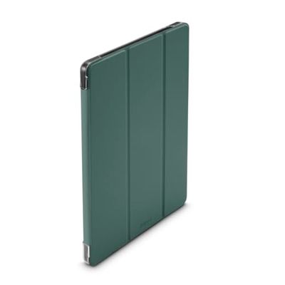 Hama Fold Clear Coque pour Samsung Galaxy Tab A9+ 11" - Housse Fonction Chevalet, Protection Fermeture Magnétique, Dos Transparent - Vert