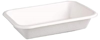 Fiesta Green DW347 Compostable Bagasse Food Trays 16oz (Pack of 50)