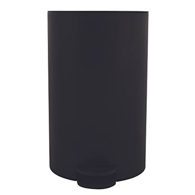 MSV Cosmetica-emmer Osaki vuilnisemmer, pedaalemmer, afvalemmer, 3 liter, met uitneembare binnenemmer, zwart