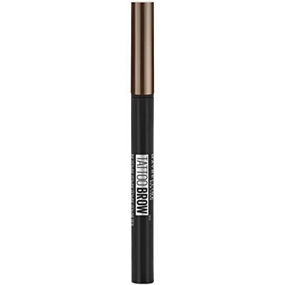 Maybelline New York Penna per Sopracciglia Tattoo Brow, Risultato Definito e Ultra-Preciso Fino a 24H, 12 Medium Brown, 4.6 g