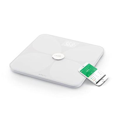 ETA Personvåg Digital Vital Pure med Smart App – 18 kroppsegenskaper analyserade, 3 x AAA, vit