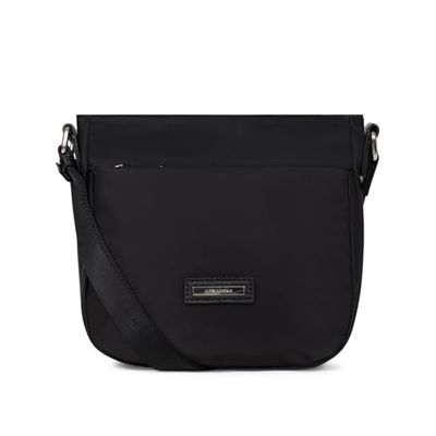 Hexagona Axelle, Bolsa para Mujer, Negro, Talla única