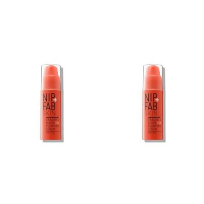 Nip + Fab Dragon’s Blood Fix Plumping Serum for Face with Hyaluronic Acid, Pro-Age Serum, Hydrating, Moisturizing for Fine Lines and Wrinkles, 50 ml (Pack of 2)