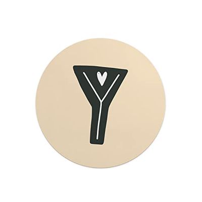 Questo Casa, Round Digital Printed Mouse Pad, Non-Slip Base, for Office and Home, Diameter:22cm
