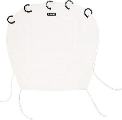 Dooky Universal Cover Cream para-sol, proteção contra intempéries para cadeira de carro, carrinho e carrinho de passeio (proteção contra raios UV LSF 40, ajuste universal), creme