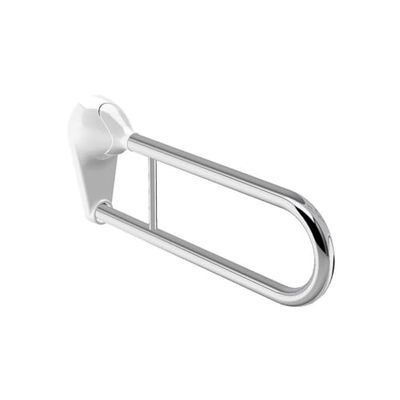 Spirella Barre de redressement ou d'appui relevable Acier INOX 61x35,5cm Chromé - Max 120kg