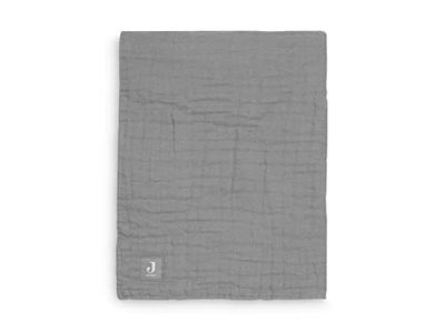 Jollein 523-511-66009 Couverture pour bébé en Coton Gris 75 x 100 cm
