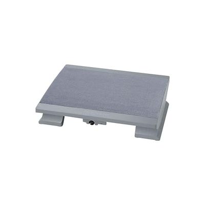 MAUL Repose-Pieds MAULpro, Repose-Pieds Ergonomique et Chauffant pour Une Meilleure Position Assise, en Plastique Revêtement de Feutre, Pieds Antidérapants, pour la Maison et Le Bureau, Gris