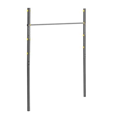 HUDORA barra de gimnasia Fabian Standard/Pro - Barra de gimnasia simple/doble para niños y adultos - ajustable en 4 posiciones de altura - Barra fitness resistente para exteriores para hasta 100 kg