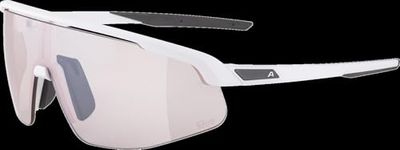ALPINA Turbo Pro – Eleganti occhiali Sport Performance con ventilazione integrata, bianco opaco