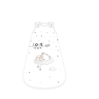 Herding Baby Best - Saco de Dormir para bebé, diseño de Osito, 90 x 45 cm, Cremallera Lateral y Botones de presión