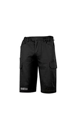 Sparco S02410NR3L Pants, Black/White, L