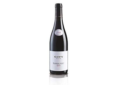 Canti - Barbera d'Asti D.O.C.G. Superior, Vin Rouge Italien Sec, Élaboré à Partir du Cépage Barbera du Piémont, Goût Epicé et Balsamique, 1x750 ml (Lot de 6)