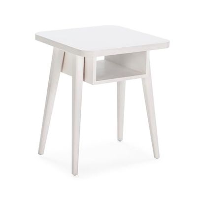 MESITA DE NOCHE 50X50X60 MADERA BLANCO