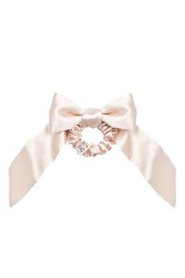Invisibobble Sprunchie Slim Seda Rosa Coletero, con Goma de Pelo en Espiral al Interior, Suave con Gran Sujeción