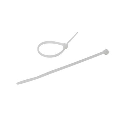 Flange auto-bloqueador 2,5 mm x 100 mm transparente, saco de 25
