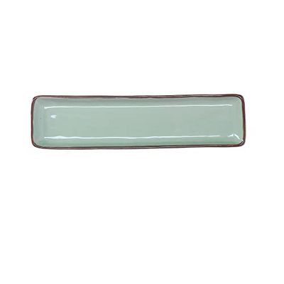 THUN Rose & TULIPANI Plateau rectangulaire 32 x 8 cm Thé Vert