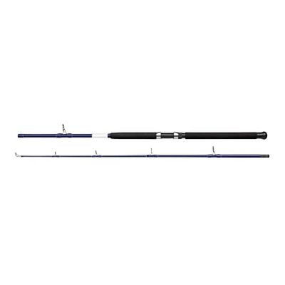 Shakespeare SALT Boat Rod, Fishing Rod, Spinning Rods, Boat Fishing, Saltwater Fishing Rod for Bass, Pollack, Cod, Conger, Mackerel, Unisex, White/Blue, 2.1m | 12-20g