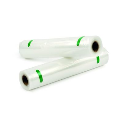 Girmi RVT5228 2 Rulli 28x500 cm per la Conservazione degli Alimenti e la Cottura Sottovuoto, Compatibili con tutte le Macchine per Sottovuoto