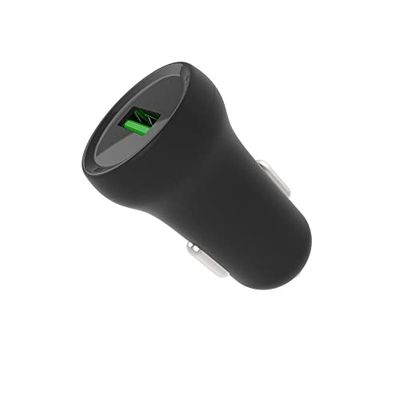 Tnb - snabbladdning 1XUSB-A 18W cigarrladdare + USB typ-C/Micro USB-kabel - svart