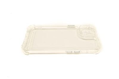 System-S Skyddsfodral stötsäkert av TPU i vitt transparent fodral för iPhone 14 Pro Max