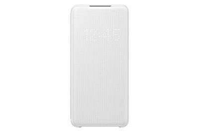 Samsung Original Galaxy S20 | S20 5G LED View Cover/Mobile Phone Case - White