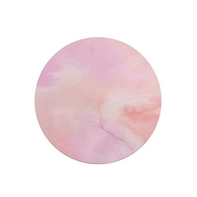 Questo Casa, Round Digital Printed Mouse Pad, Non-Slip Base, for Office and Home, Diameter:22cm