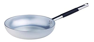 Pentole Agnelli - Frigideira alta redonda de alumínio - INOX com 1 pega de 3 mm